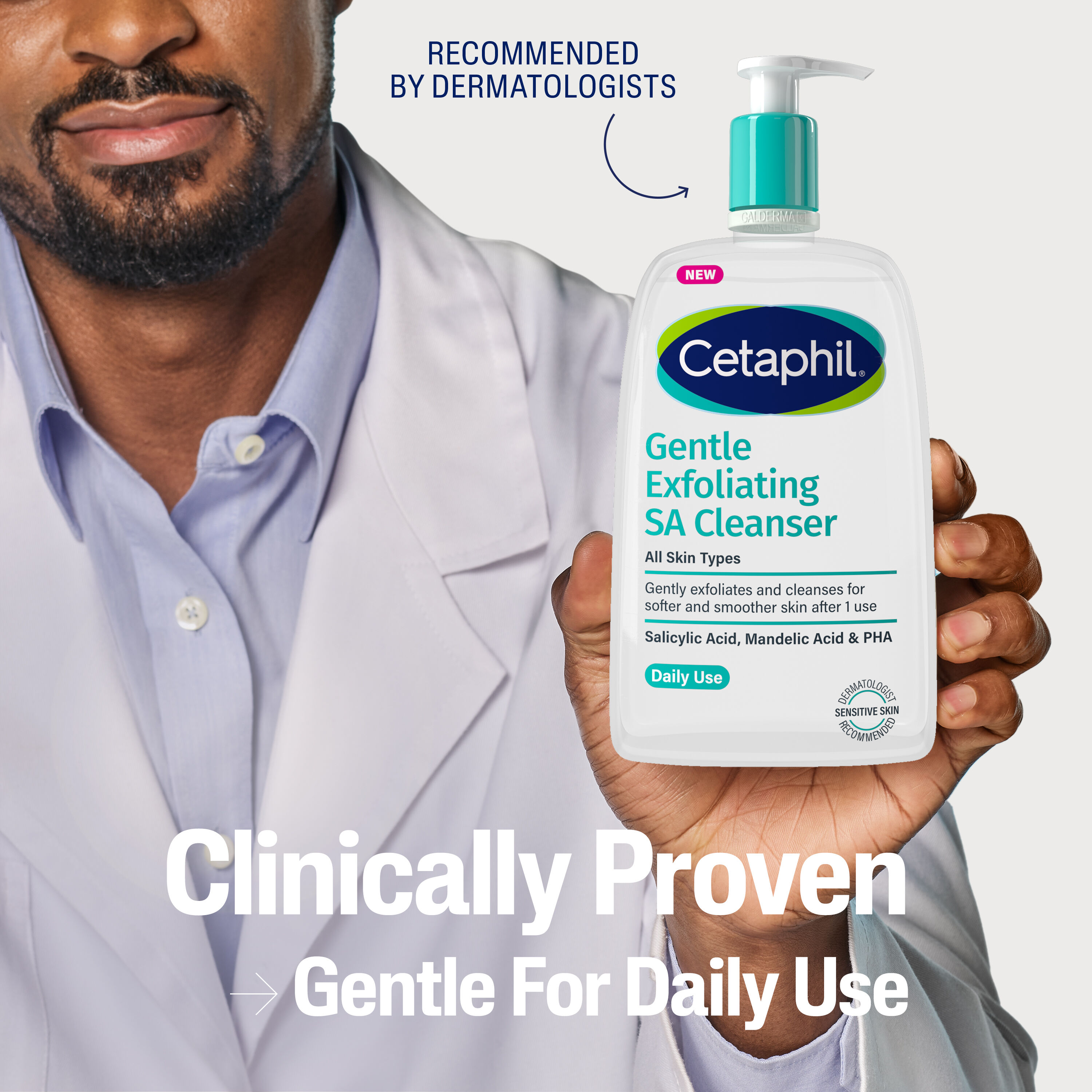 Gentle Exfoliating Salicylic Acid Cleanser, For Face & Body