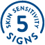 Defends against the five signs of skin sensitivity